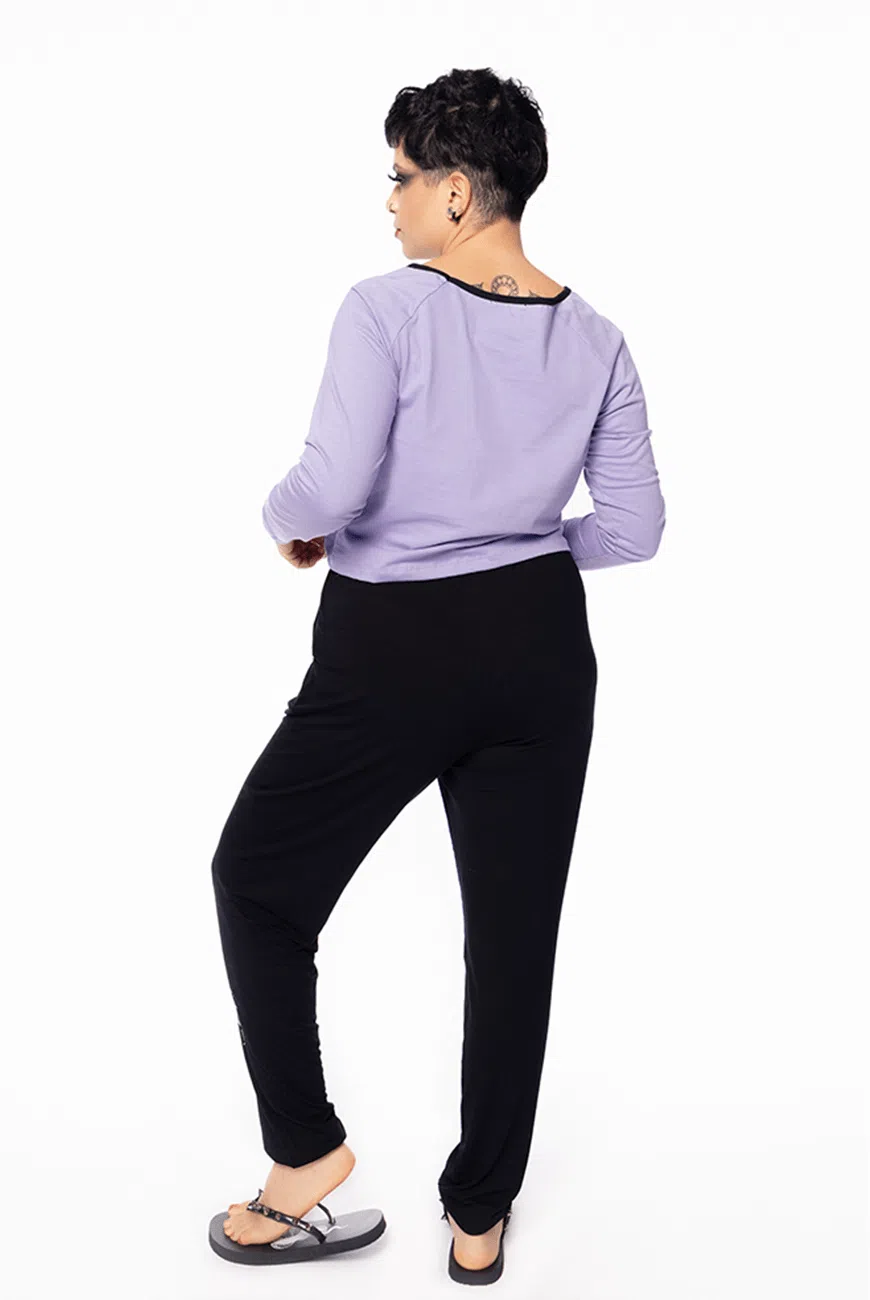 Pijama Longo Lavanda Nightmare - Imagem 3