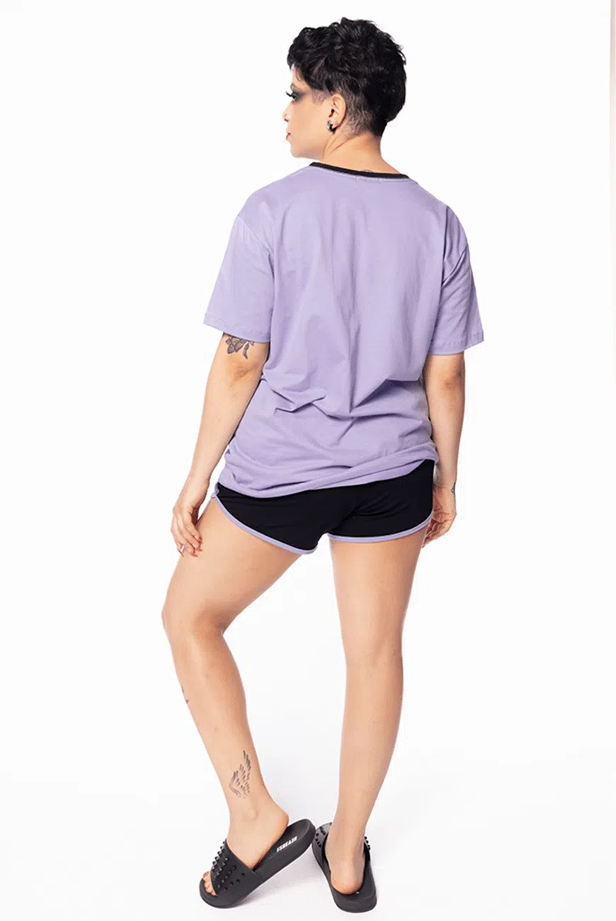 Pijama Short Doll Lavanda Fear - Imagem 3