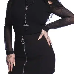 Saia Justa Black Moon