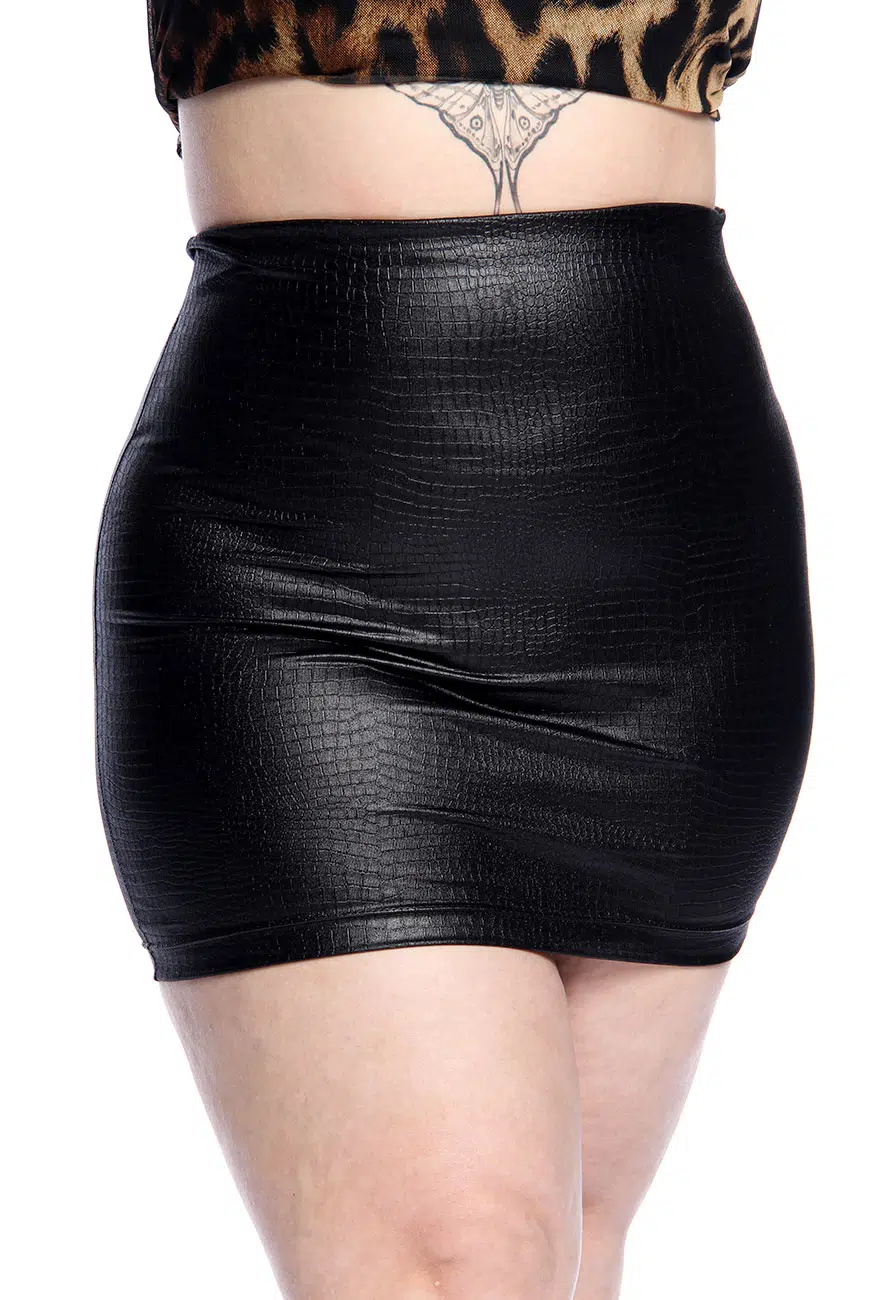 Saia Justa Leather Rebel - Imagem 1