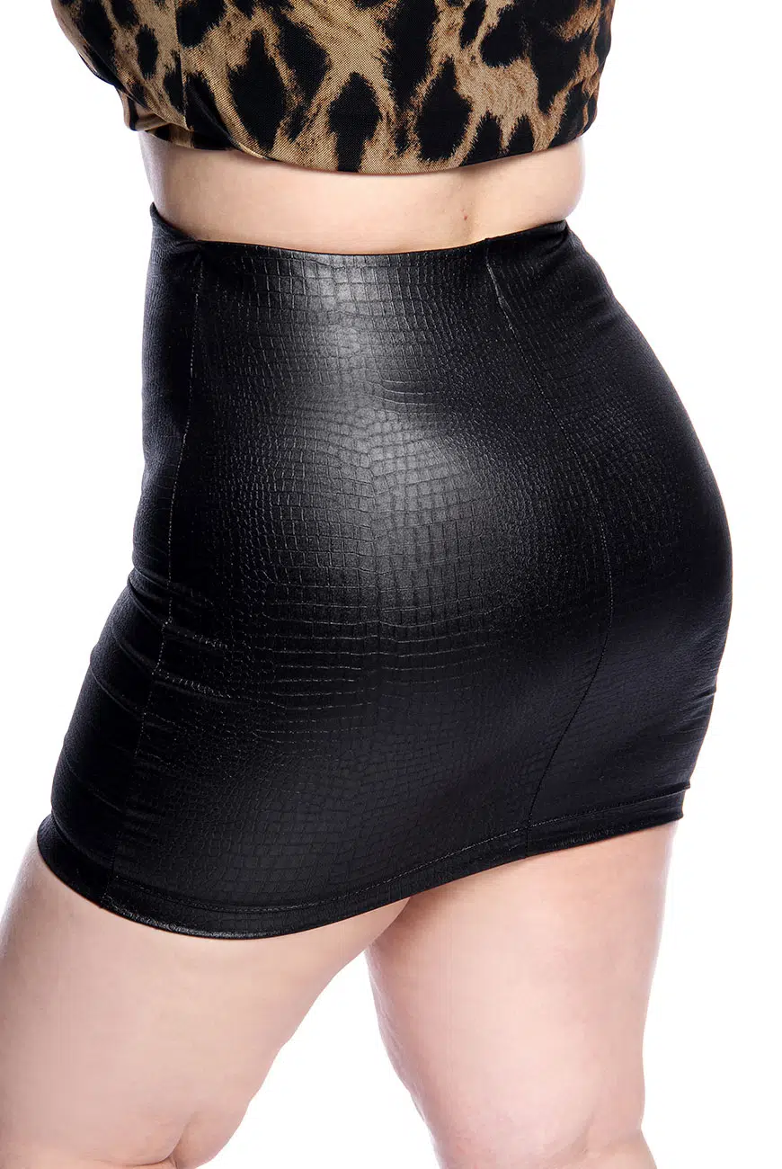 Saia Justa Leather Rebel - Imagem 3