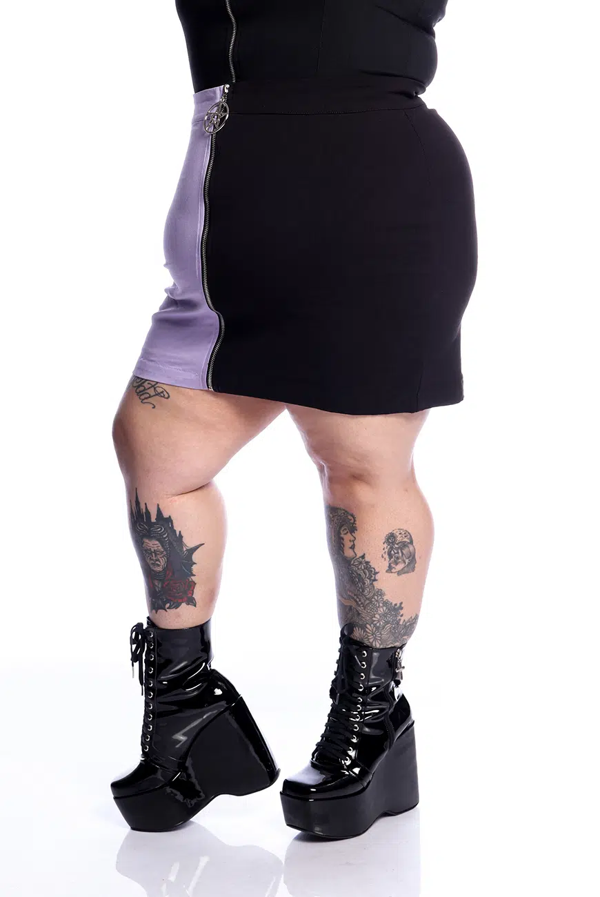 Saia Justa Preta e Lavanda Lacrymosa - Imagem 7