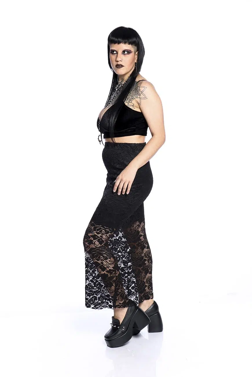 Saia Longa Blackwood Renda - Imagem 8