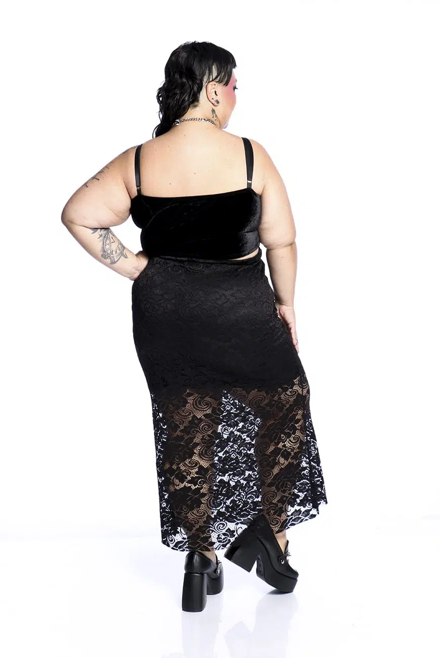Saia Longa Blackwood Renda - Imagem 11