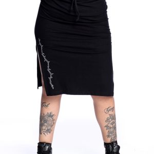 Saia Midi Fendas Thorns
