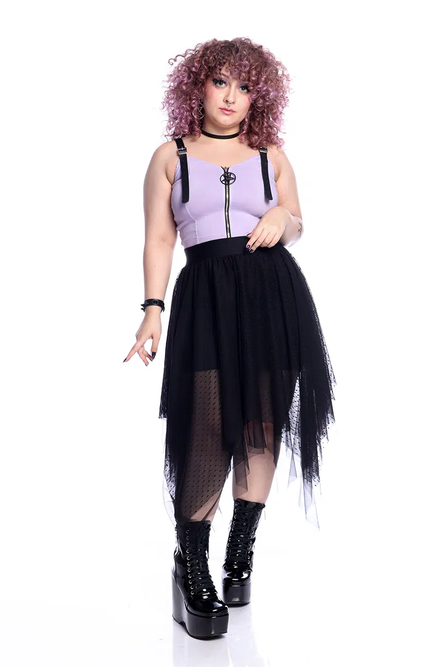 Saia Tule Pontas Imaginary - Imagem 8
