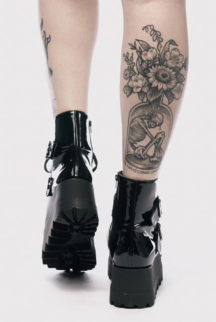 Bota Vegana Plataforma Nyx Verniz - Imagem 4