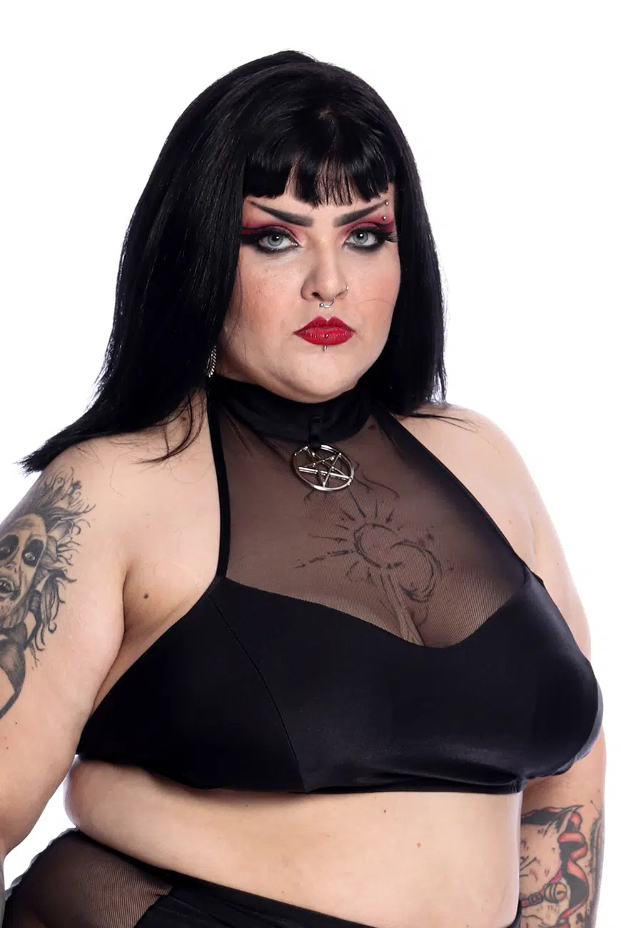Top Biquíni Tule Pentagrama Cult - Imagem 7