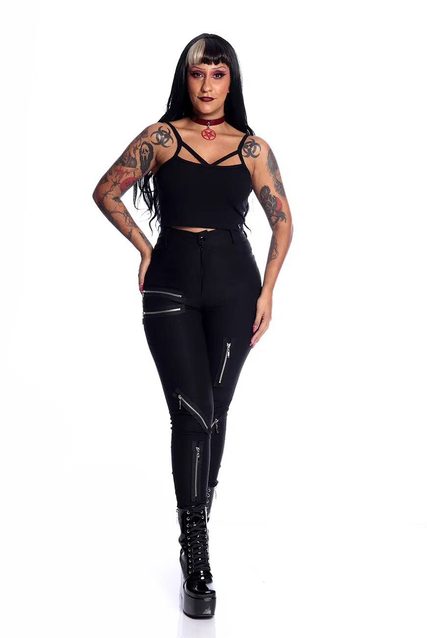 Top Canelado Strappy - Imagem 3