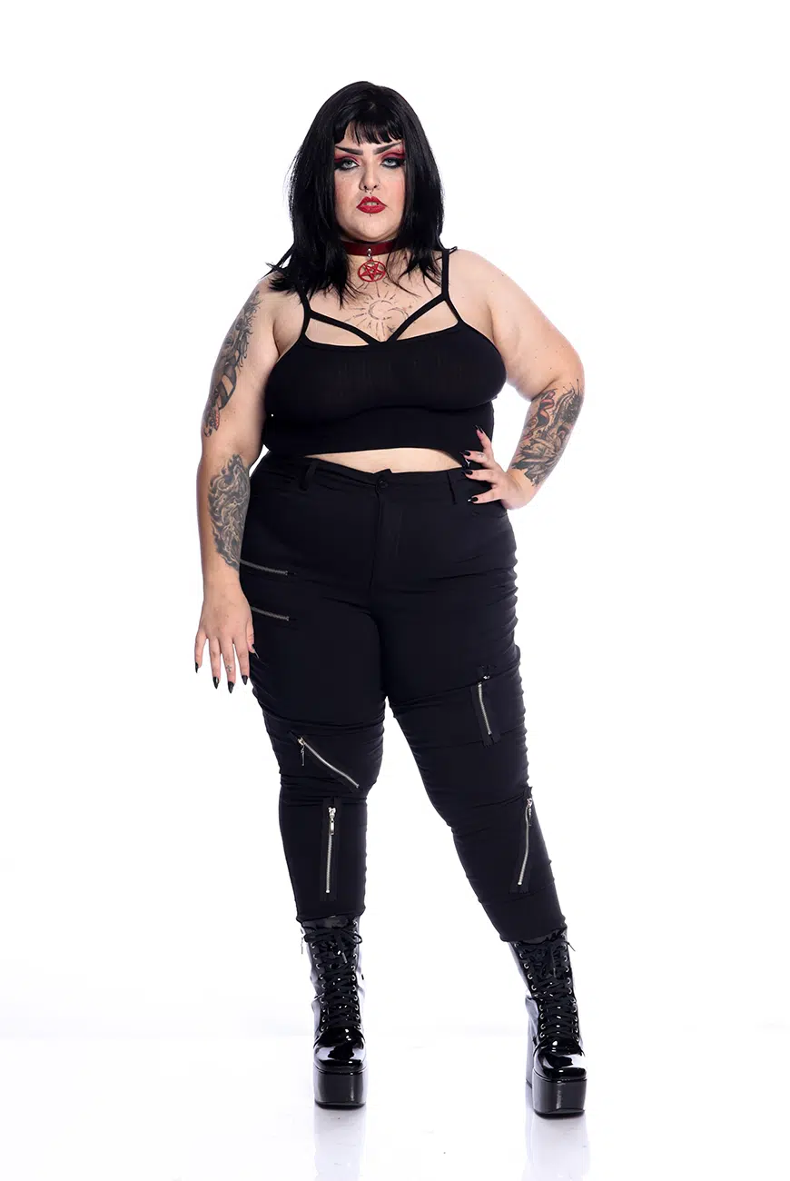 Top Canelado Strappy - Imagem 4