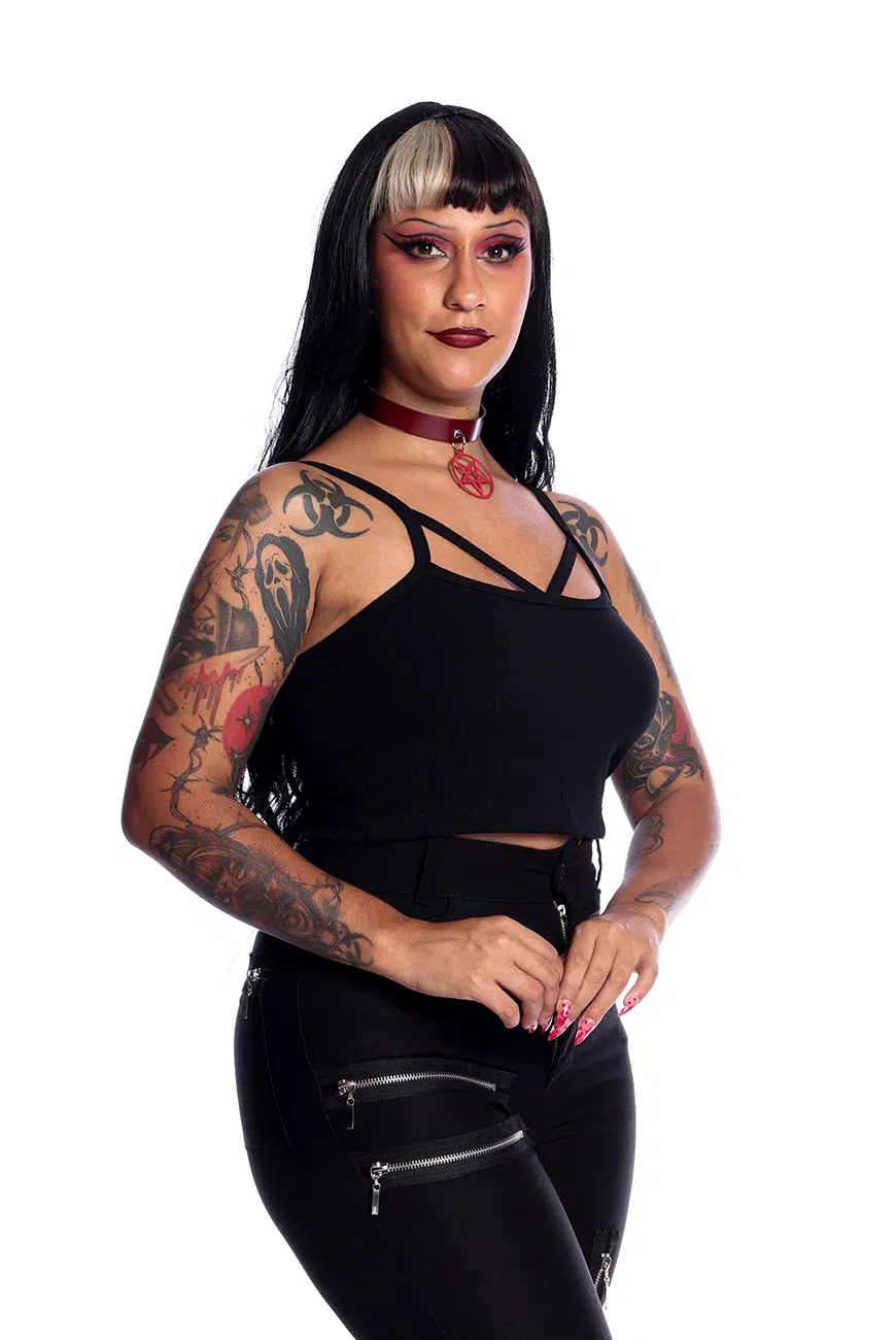 Top Canelado Strappy - Imagem 5