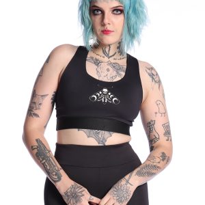 Top Fitness Preto Mariposa