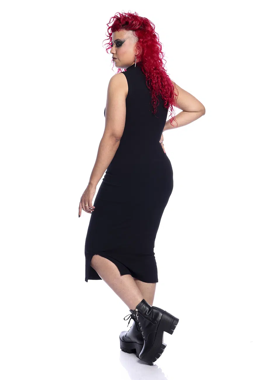 Vestido Canelado Coração Profano - Imagem 6
