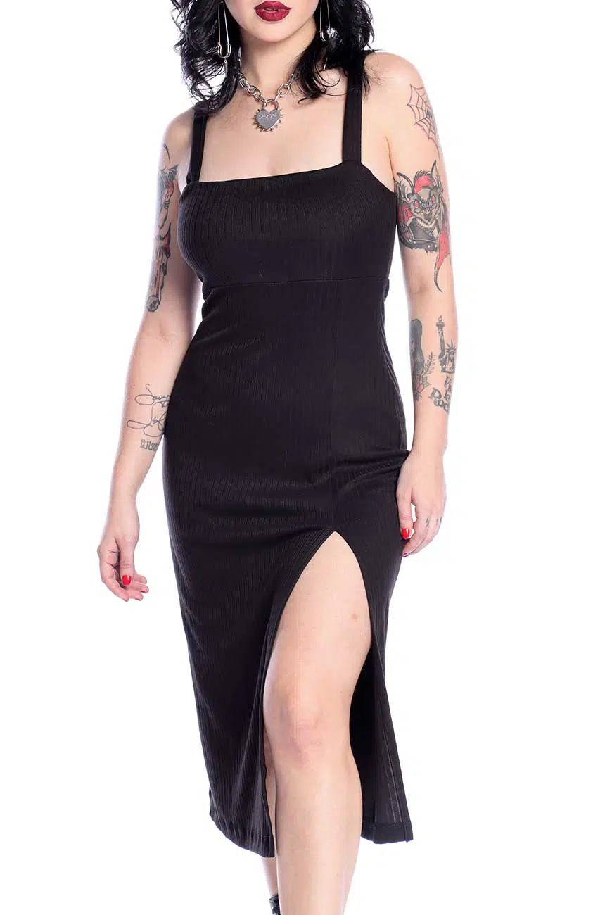 Vestido Canelado Maid - Imagem 7