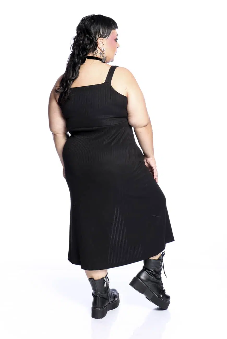 Vestido Canelado Maid - Imagem 6