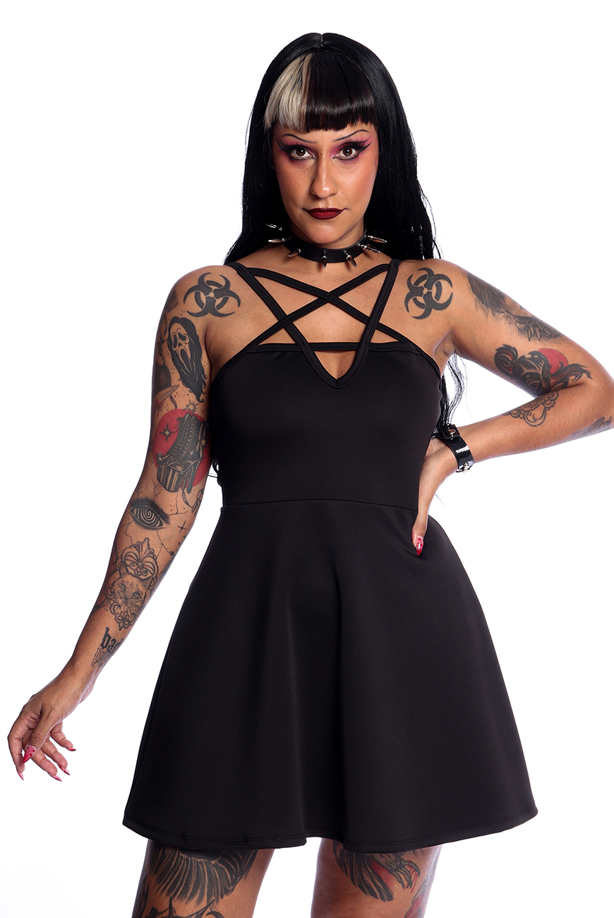 vestido-gode-pentagrama-club-00.jpg Vestido Godê Pentagrama Club - Imagem 1