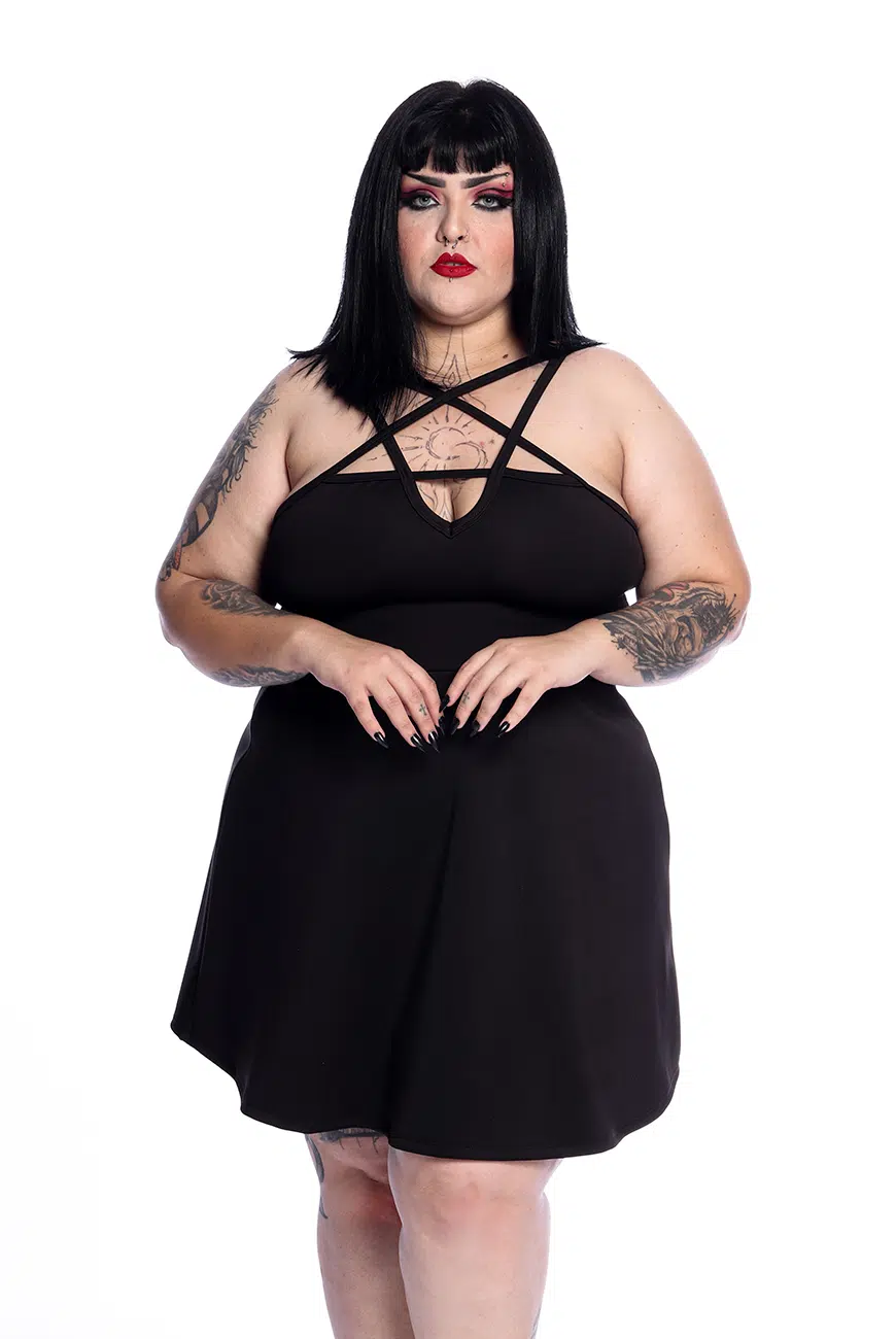 Vestido Godê Pentagrama Club - Imagem 2