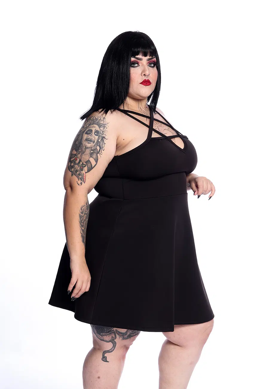 Vestido Godê Pentagrama Club - Imagem 7
