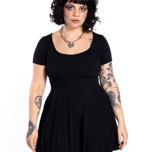 Vestido Godê Preto Spellman