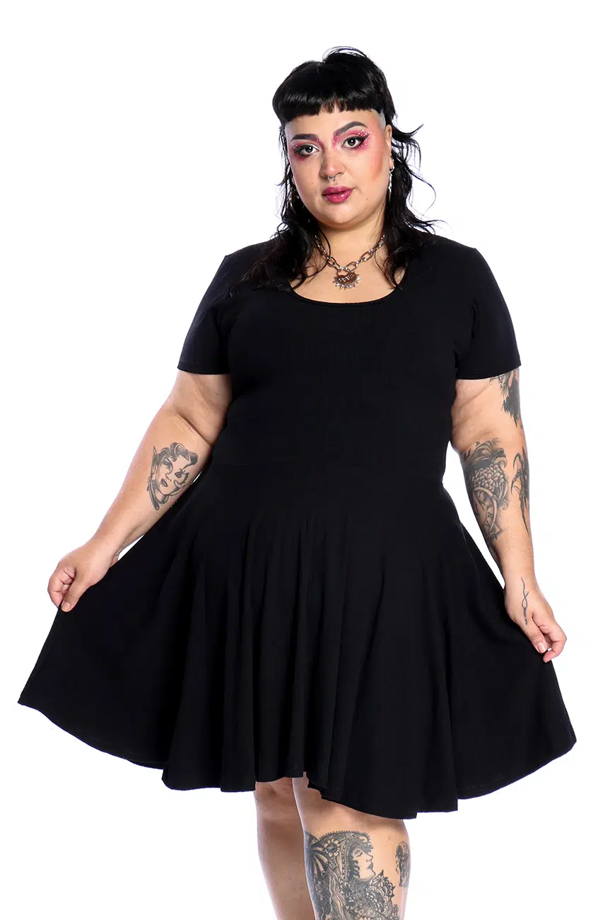 Vestido Godê Preto Spellman - Imagem 2