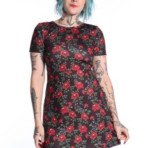 Vestido Godê Raven Garden