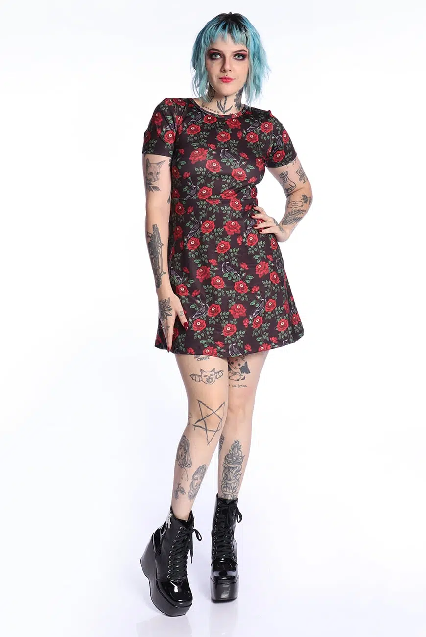 Vestido Godê Raven Garden - Imagem 4
