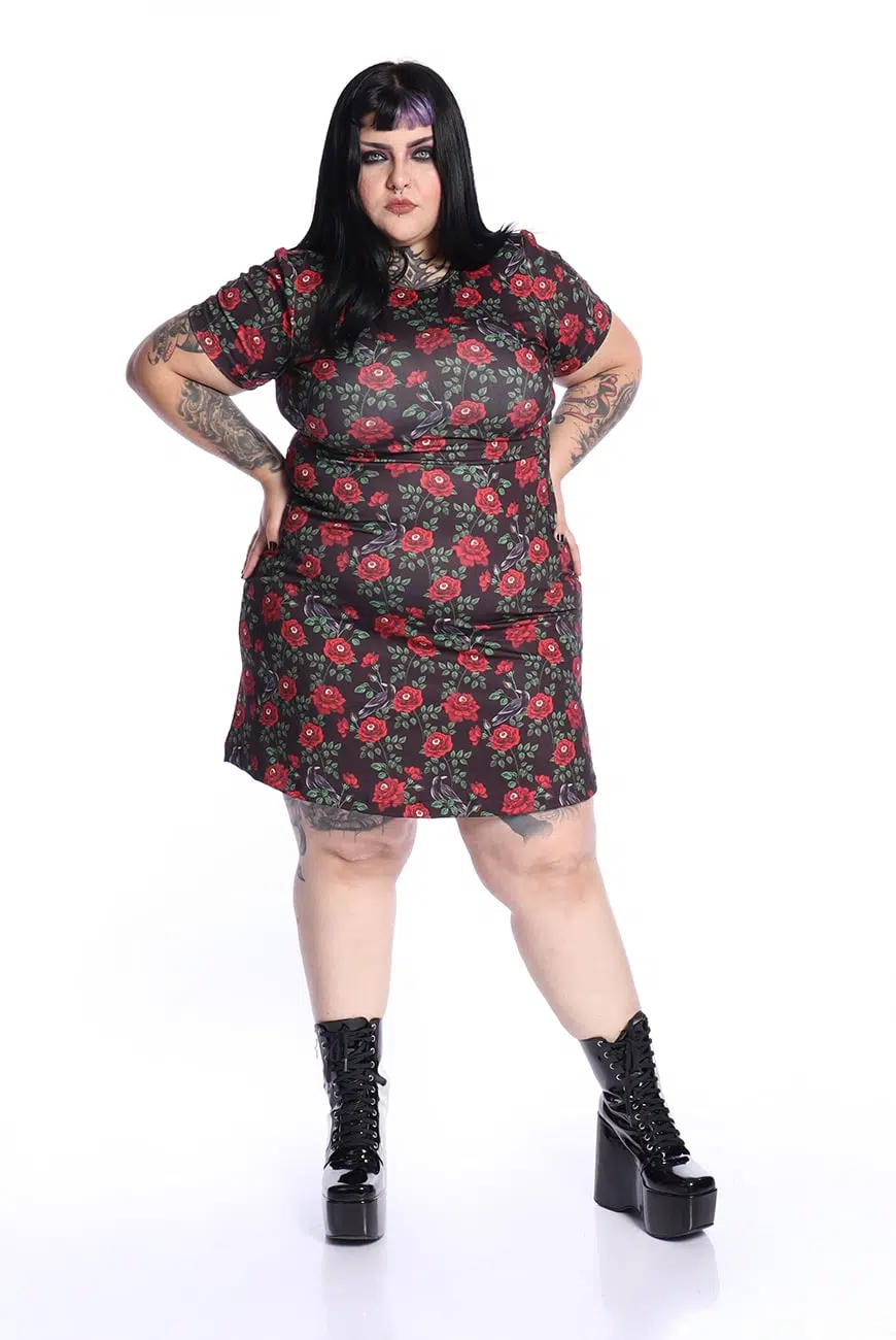 Vestido Godê Raven Garden - Imagem 5