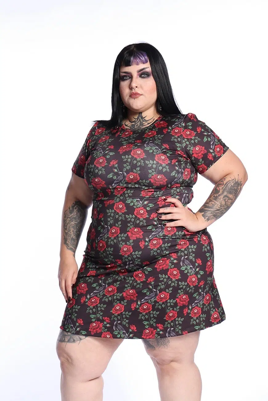 Vestido Godê Raven Garden - Imagem 7