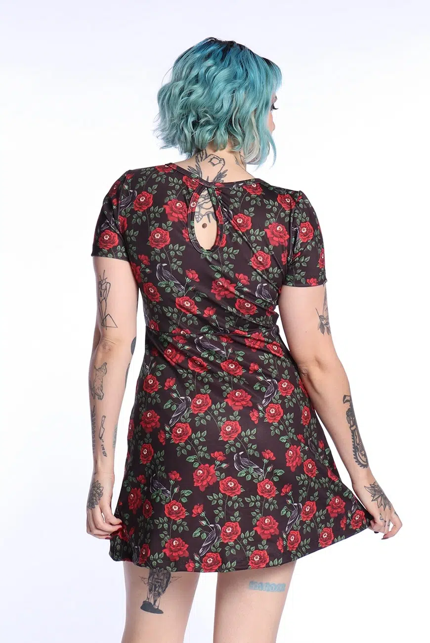Vestido Godê Raven Garden - Imagem 8