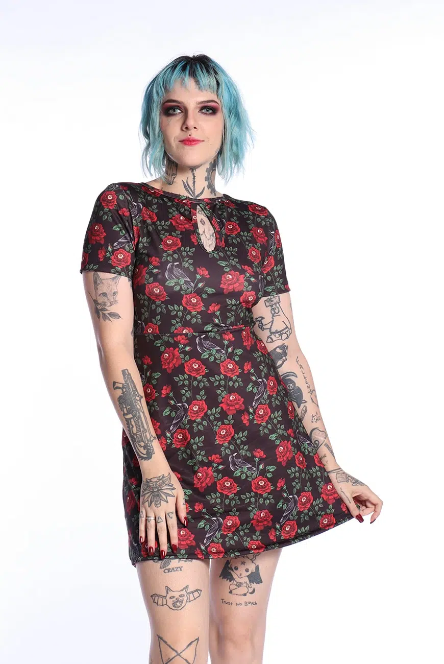 Vestido Godê Raven Garden - Imagem 10