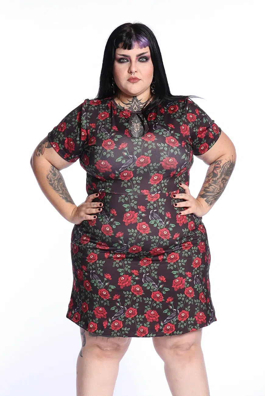 Vestido Godê Raven Garden - Imagem 11