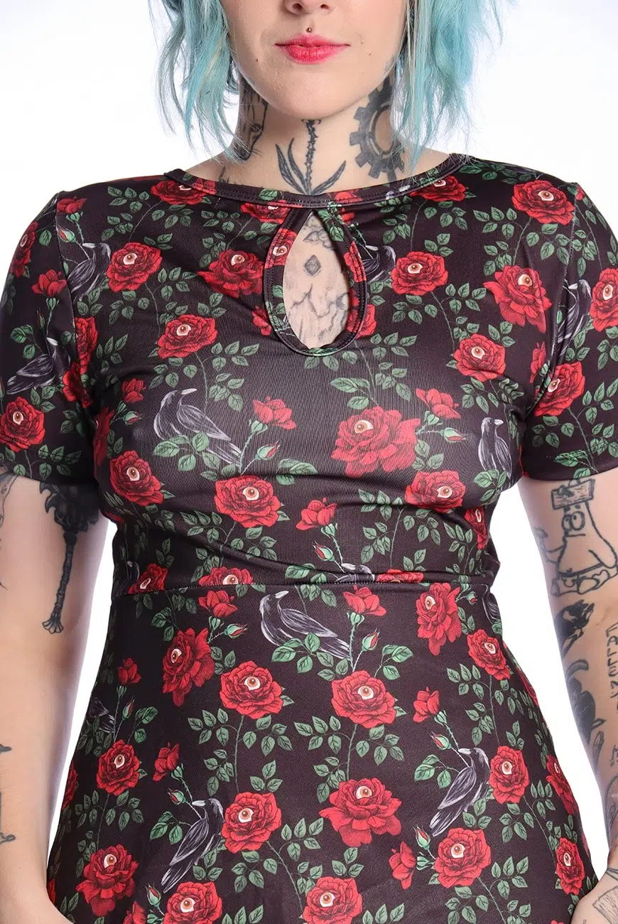 Vestido Godê Raven Garden - Imagem 12