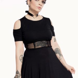 Vestido Godê Tule Strain