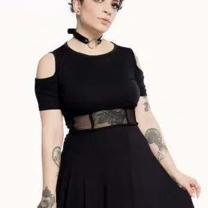 Vestido Godê Tule Strain