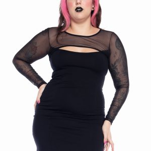 Vestido Manga Longa Siren Tule