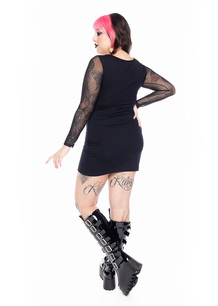 Vestido Manga Longa Siren Tule - Imagem 3