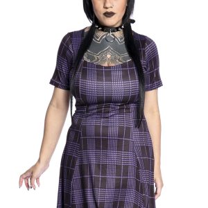 Vestido Nancy Xadrez Roxo