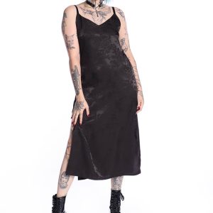 Vestido Slip Fendas Arabesque