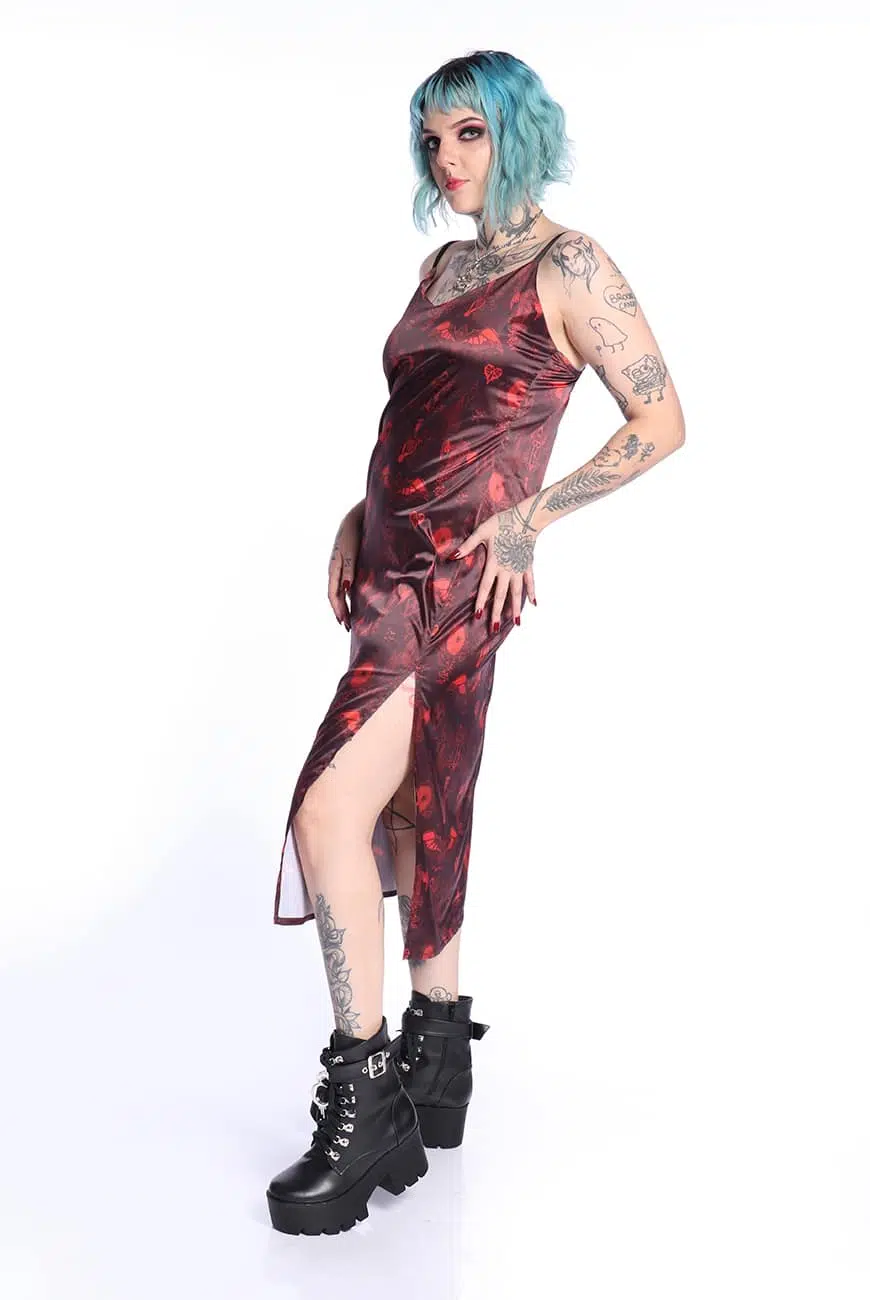 Vestido Slip Vermelho Dracul - Imagem 4