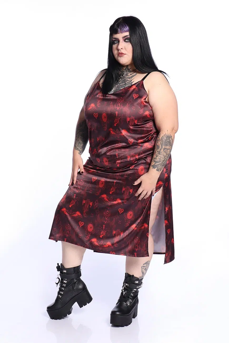 Vestido Slip Vermelho Dracul - Imagem 5