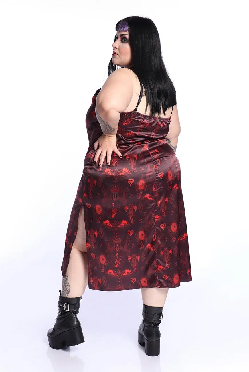 Vestido Slip Vermelho Dracul - Imagem 7