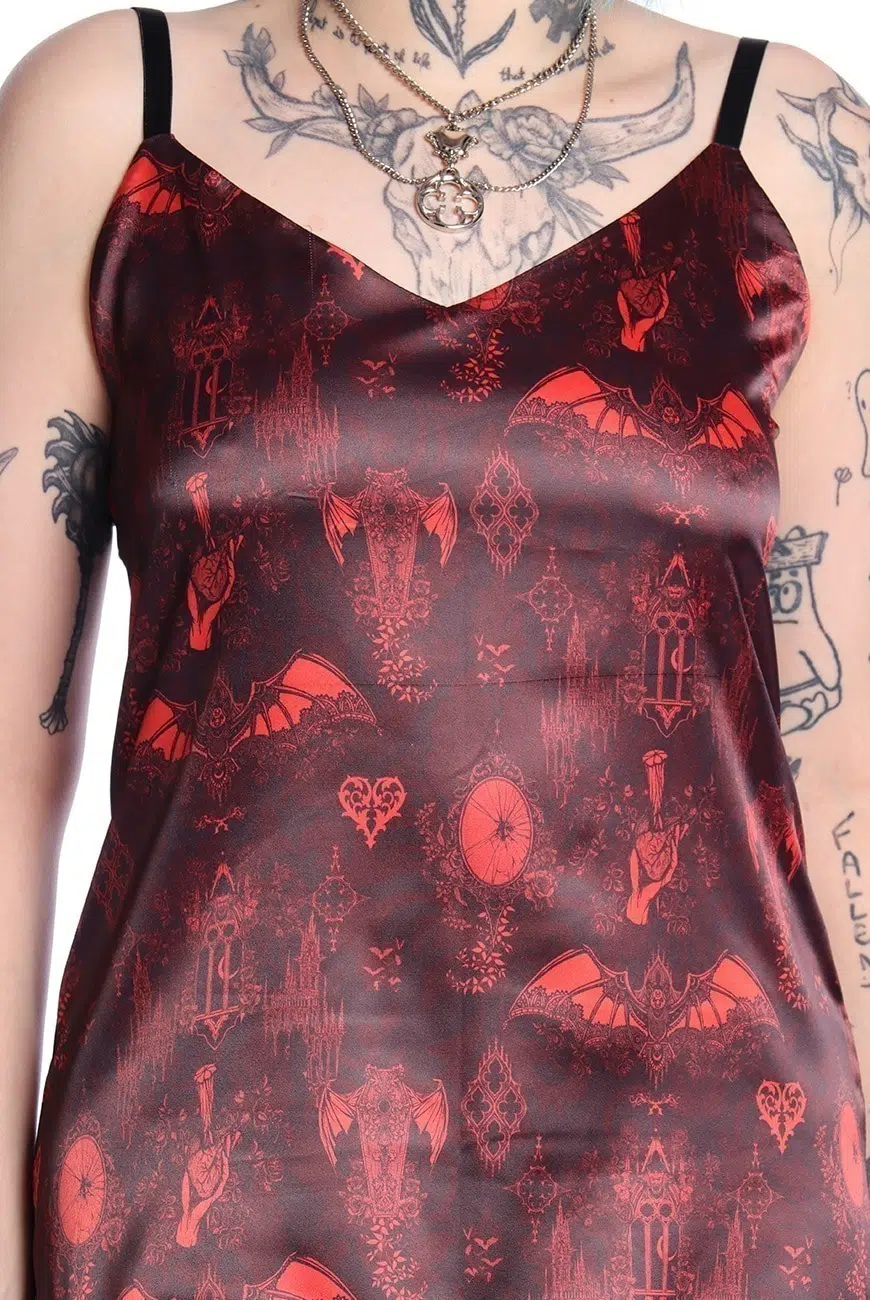 Vestido Slip Vermelho Dracul - Imagem 10