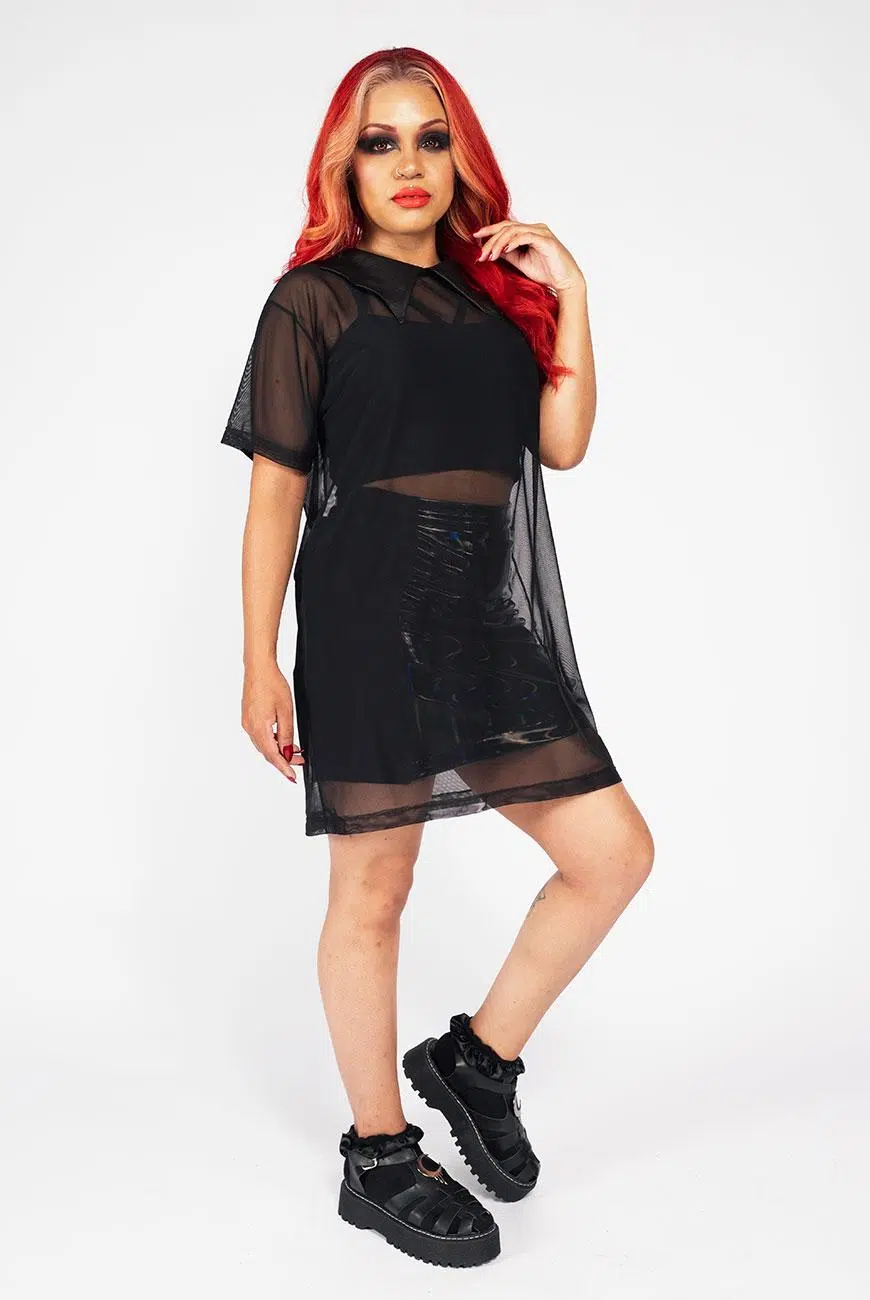 Vestido Camiseta Tule Dusk - Imagem 3