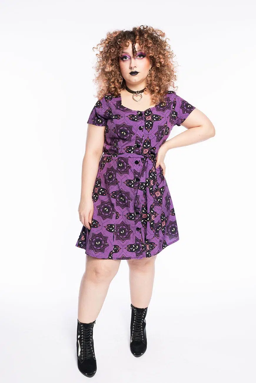 Vestido Botões Kaleidoscat - Imagem 2