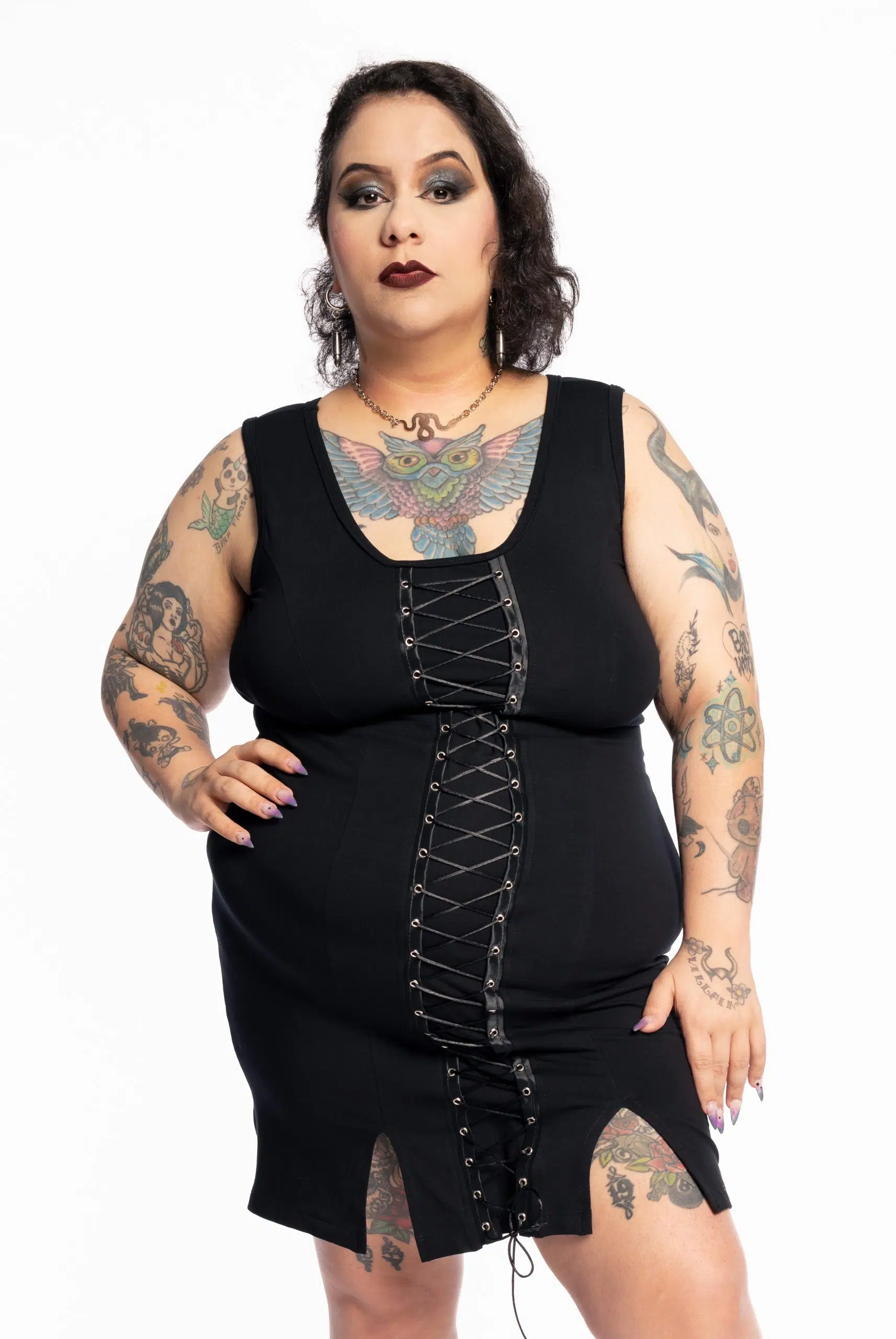 Vestido Justo Amarração Maiden - Imagem 2