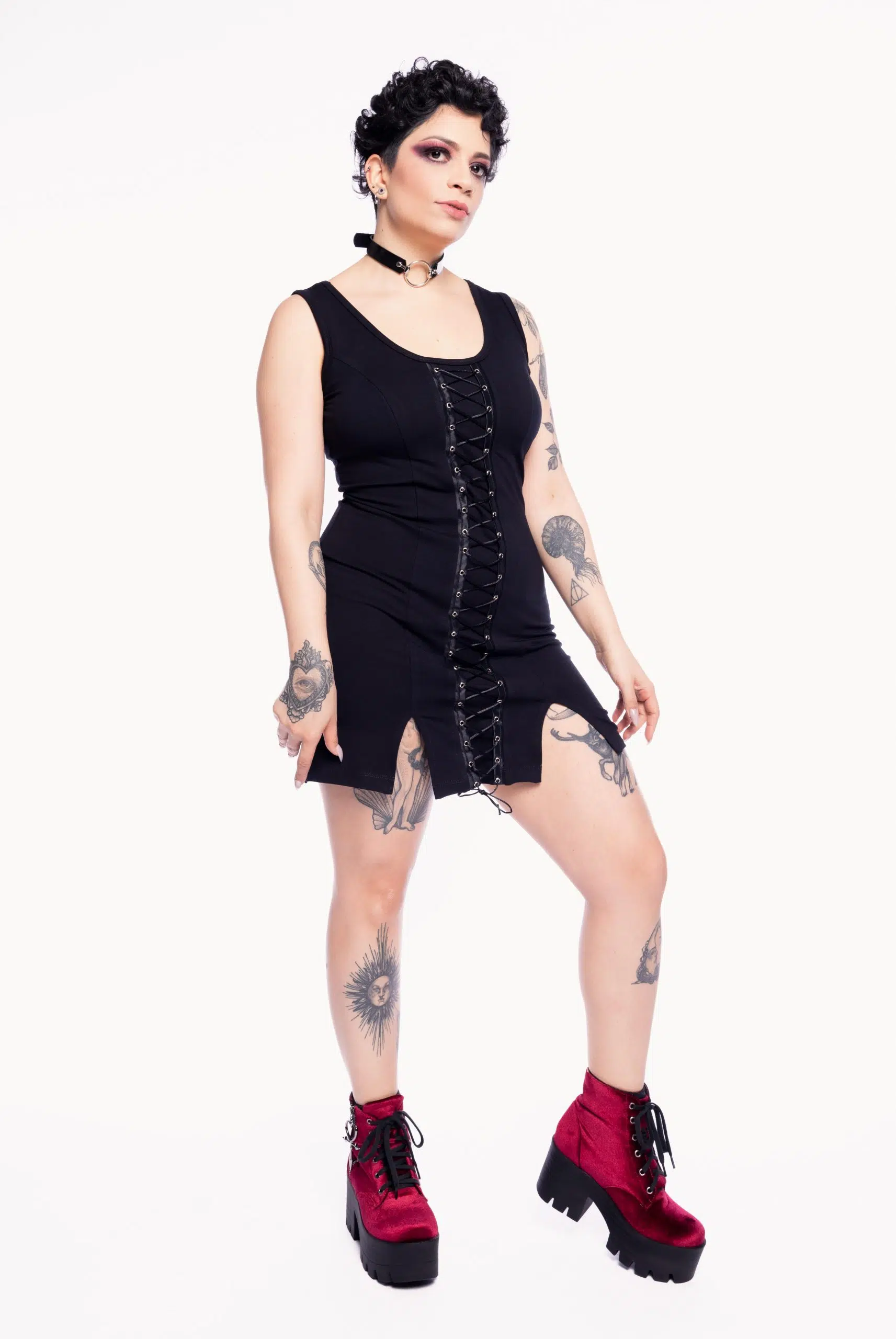 Vestido Justo Amarração Maiden - Imagem 3