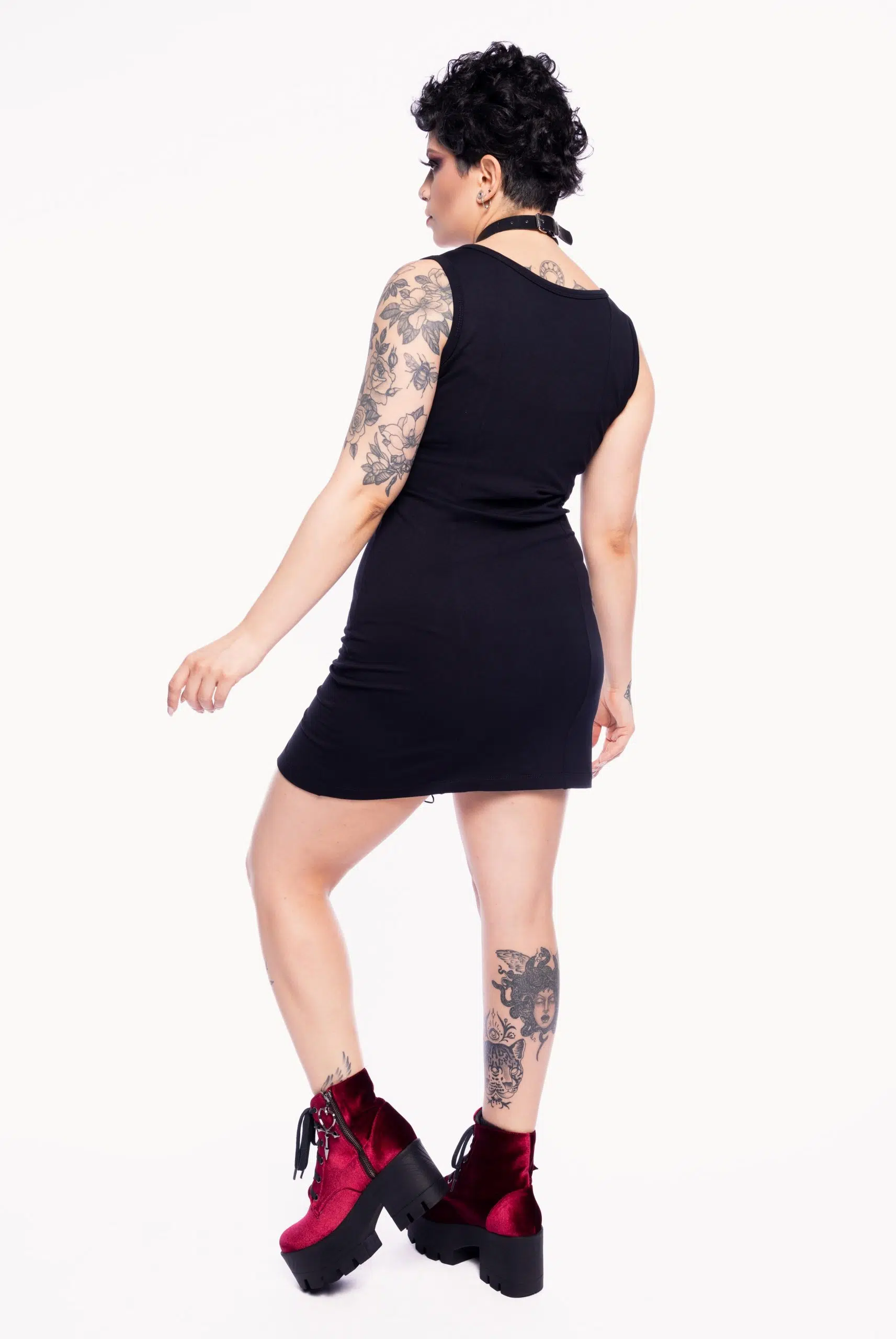 Vestido Justo Amarração Maiden - Imagem 5