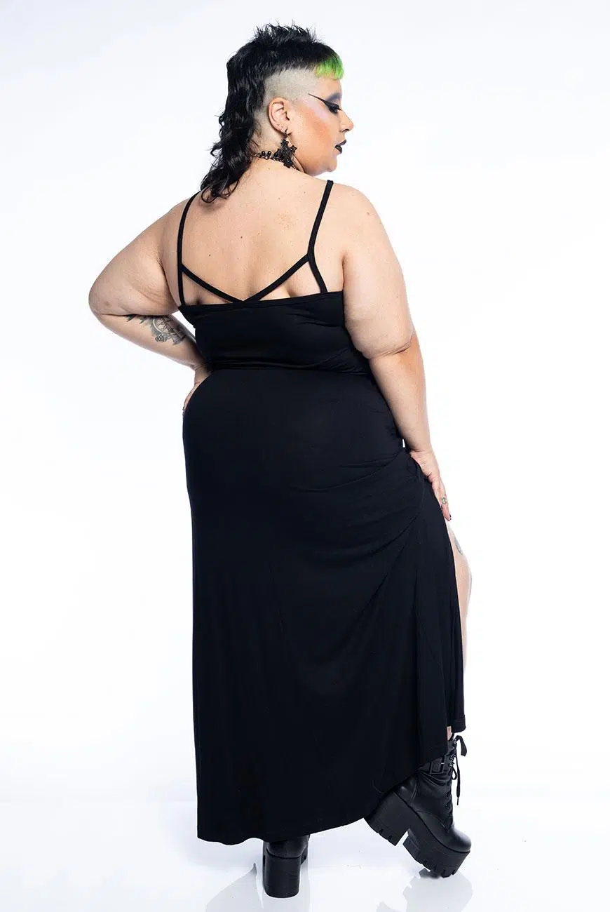 Vestido Longo Strappy Fendas - Imagem 5