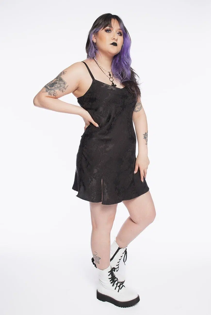 Vestido Slip Arabesque Preto - Imagem 4