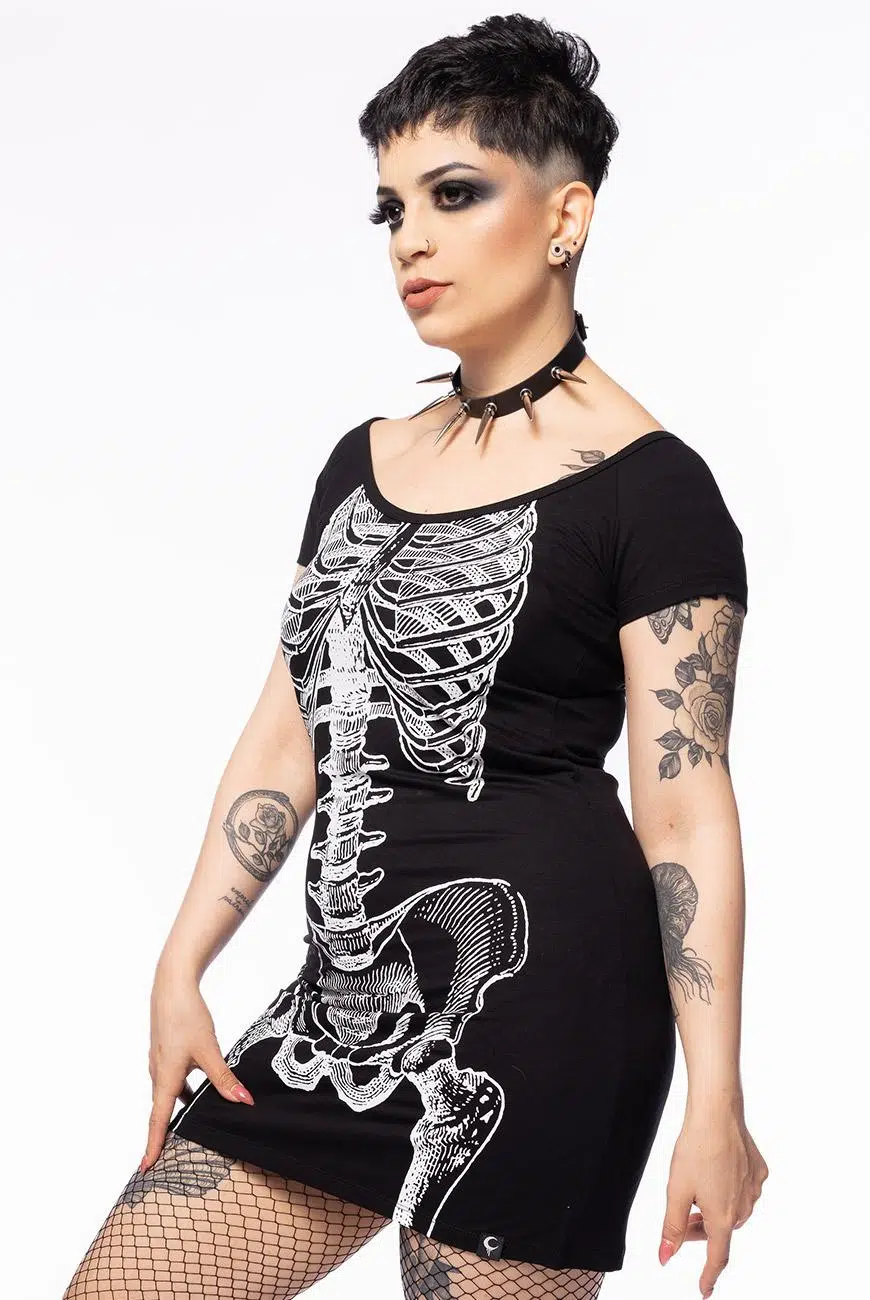 Vestido Stretch Esqueleto - Imagem 2